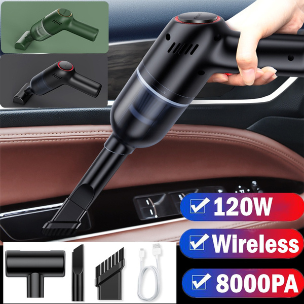 120W Portable Cordless Handheld Car Vacuum Cleaner Wet&Dry Duster