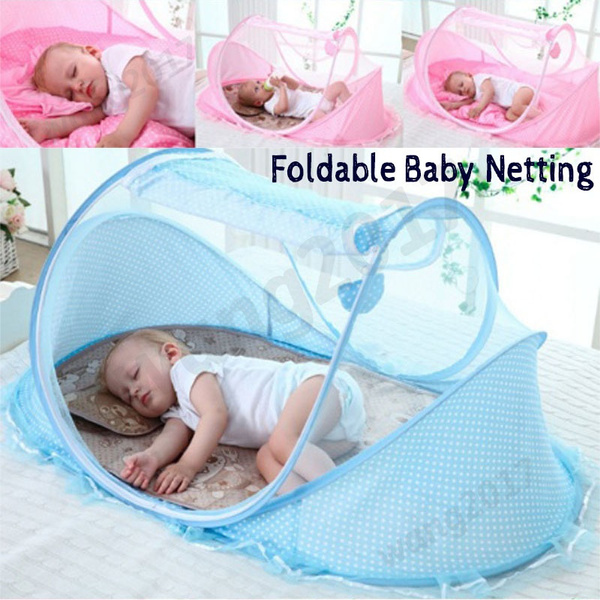 Netting Play Tent Baby Crib Netting Mosquito Net Baby Bed Newborn Sleep Bed 