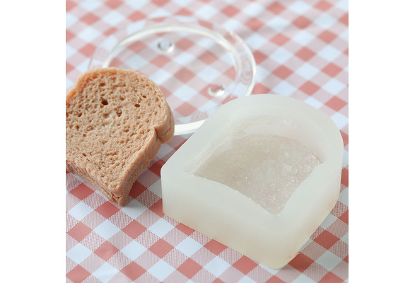  ONNPNN Mini Toast Bread Soap Mold, Simulation Toast