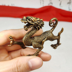 Brass, Home & Kitchen, Chinese, dragonornament