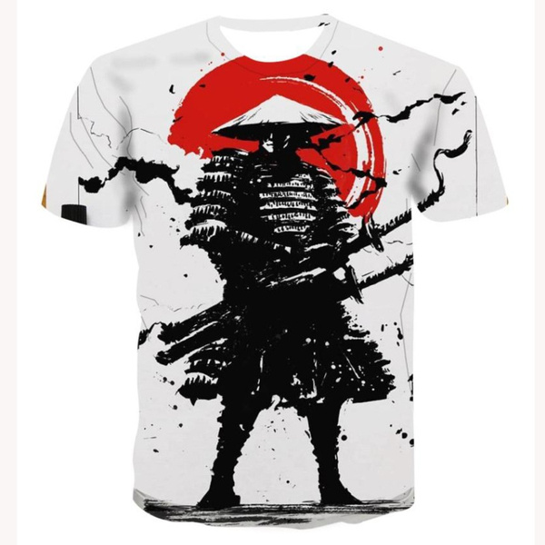 Ninja Shirt and Men With Wide Cut Back Sacred Geometry Star Samurai Wars  Print and Cyberpunk Clothing Gift for Him Grey Jedi Tattoo Tees -   Denmark