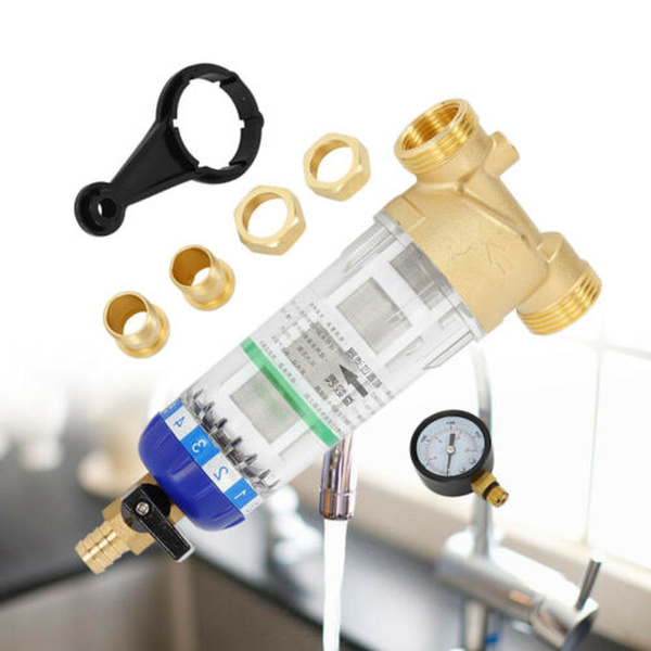 Reusable Whole House Spin Down Water Filter To Remove Sediment Rust