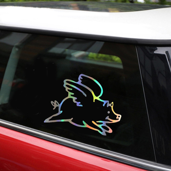 Flying Pig Car Sticker And Decals Car Sticker Car Styling Decoration