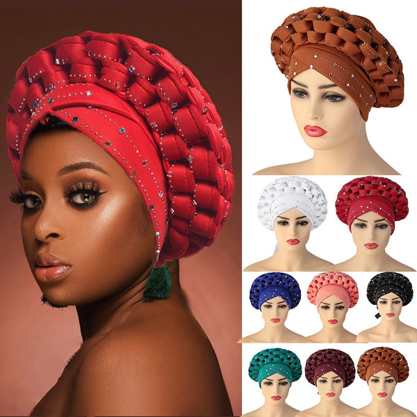 auto gele turban cap