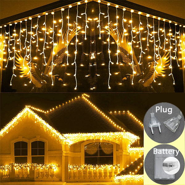 LED Curtain String Light, 8 Lighting Modes Fairy Twinkle String