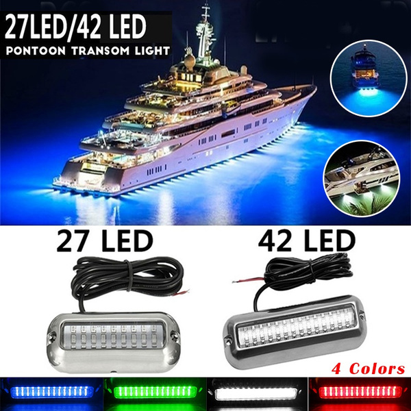 Newest 27 42le Boat Transom Light Underwater Pontoon Boat Transom Light 