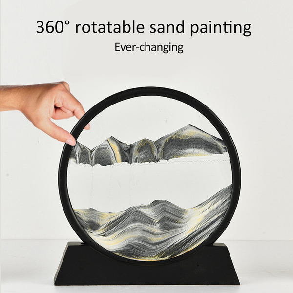 12inch Moving Sand Art Picture,3D Deep Sea Sandscape in Motion Display Flowing Sand Frame Flowing,Relaxing Desktop Home Office Work Decor COS | Wish 12inch Moving Sand Art Picture,3D Deep Sea Sandscape in Motion Display Flowing Sand Frame Flowing,Relaxing Desktop Home Office Work Decor COS | Wish