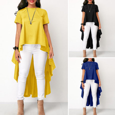 blouse, Summer, Plus Size, longtop