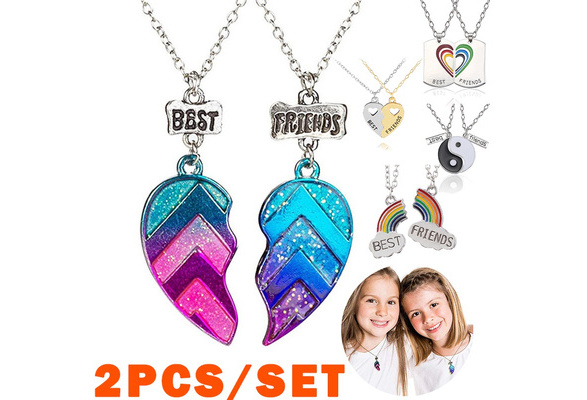 New Claire's Women's Girls Necklace Pendant Best Friends Forever 3 Pc 16''  | eBay