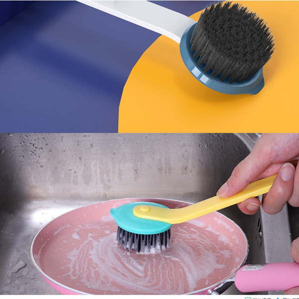 Long Handle Cleaning Brush For Household Kitchen Supplies - Non