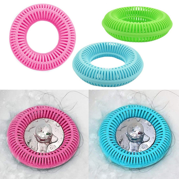 Tub Ring Hair Catcher, Best Bathtub Drain & Shower Hair Catcher, Ultimate  Pets Hair Blocker & Clog Protector, Revolutionary Tub Ring Catcher For  Shower Drains, Sinks & Bathtubs, Popup Drainage Stopper Tool