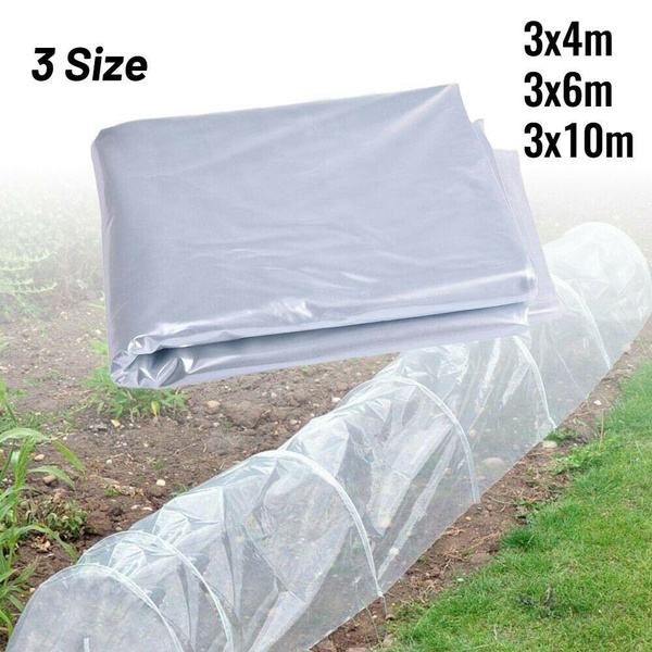 Greenhouse Polytunnel Cover Clear Film Sheeting Plastic Film Foil Cover Garden 