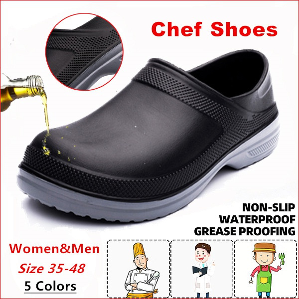 Women&Men Professional Chef/Food Service Kitchen Chef Shoes Restaurant ...