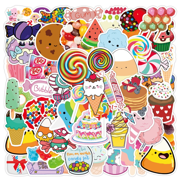 Sweeter than sugar candy Sticker Pack | Candy Stickers | Sweet Stickers |  Vinyl waterproof stickers | Water bottle decal | Laptop decal 