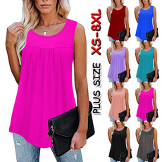 Summer, Vest, womens top, Pleated