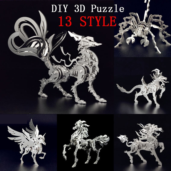 3D metal puzzle - stainless steel puzzle - SCORPIO