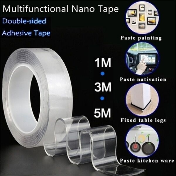 Multifunctional Double-Sided Adhesive Nano Tape Traceless Washable ...