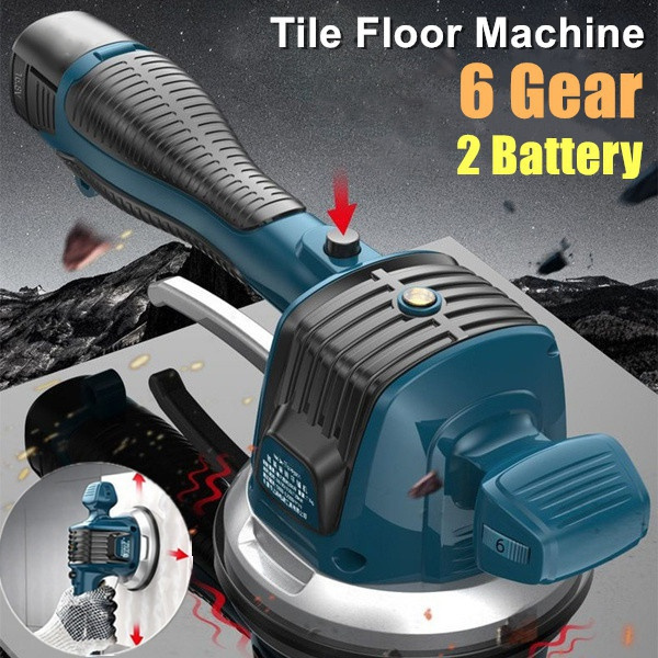 【With 2 Battery】6 Gears Portable Tile Machine 100KG Super Strong ...