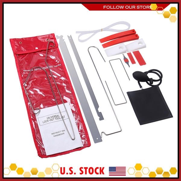 Car Door Open Unlock Tool Key Lost Lock Out Wedge Emergency Air Pump