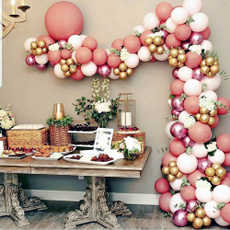 retropinkballoon, balloongarland, gold, birthdaypartydecoration