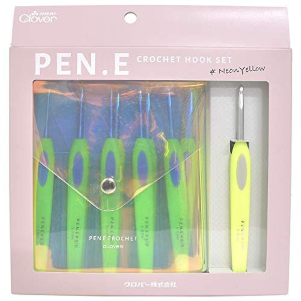  Clover Key Needle (Pen-E) Set of 8 43-606 & Lace Needles,  Pen-E, Set of 7 : Hobbies