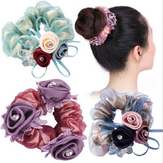 Yarn, Head, Flowers, headdress
