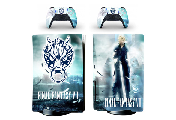 PS5 Standard Disc Console Skin Sticker Decals Wrap Vinyl Final Fantasy VII  Cloud