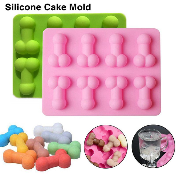 1PCS Silicone Penis Mold Ice Cube Soap Candle Chocolate Cake Maker Mould