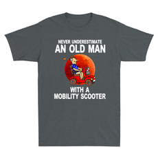 Men, withamobilityscooter, neverunderestimate, Scooter