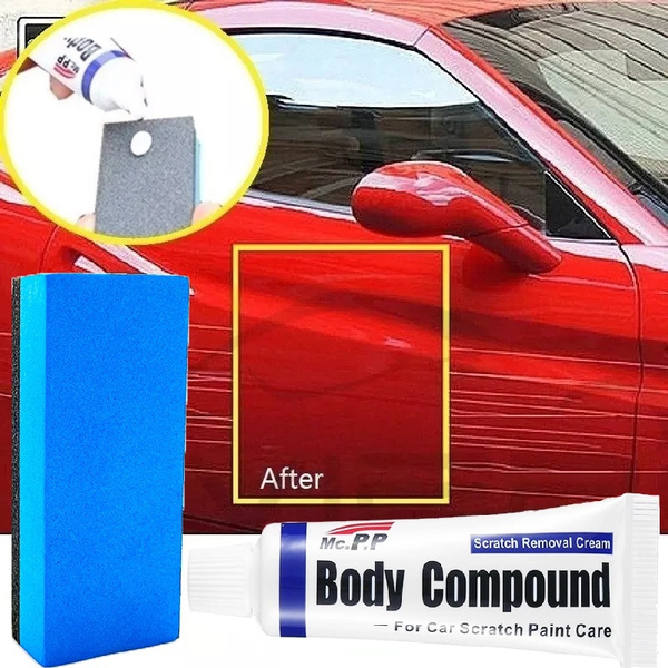 Car Wax Body Grinding Polishing Compound Auto Paint Care Scratch Paste Set 