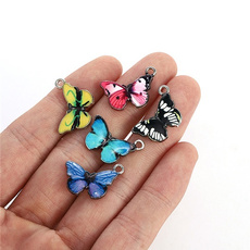 butterfly, cute, Jewelry, enamel