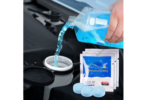 Car Solid Wiper Window Cleaning Windshield Glass Cleaner Effervescent Tablet