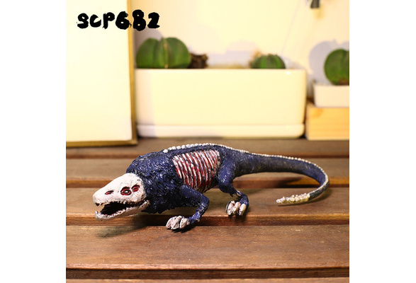 Scp-682 Hard To Destroy Reptile 6 Figurine Scp Foundation 682