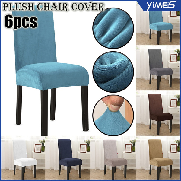 Velvet Dining Chair Cover Spandex, Velvet Dining Room Chair Slipcovers