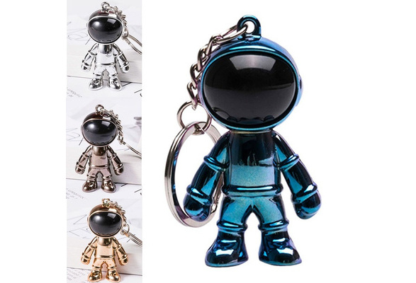 Outer Space 3d Astronaut Spaceman Keychain