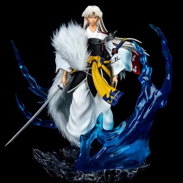 New Arrival Anime Inuyasha Sesshomaru Pvc Action Figure Gk Statue Anime 