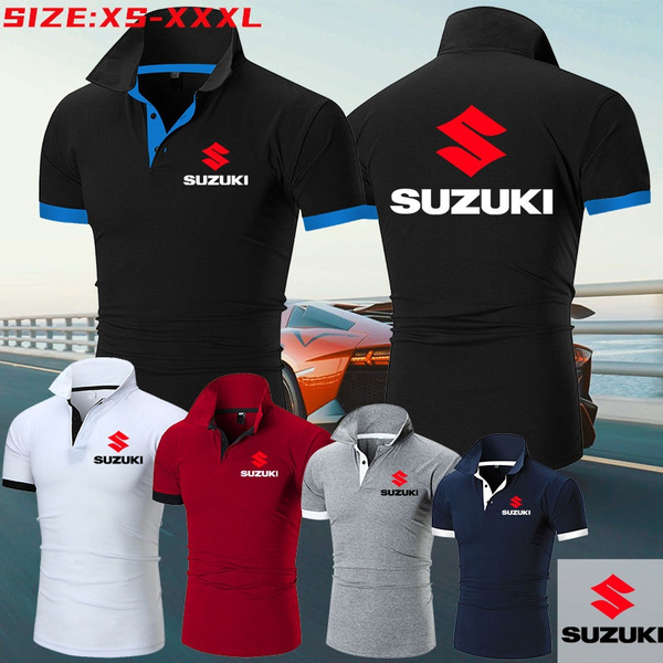 Pantano Evaluación excursionismo New Fashion Suzuki GSXR Motorsport Team T Shirt Lapel Collar Slim Fit  Casual Men Polo Shirts Plus Size XS-XXXL | Wish