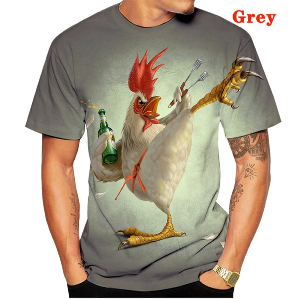 chicken pattern shirt