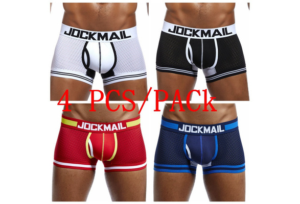 JOCKMAIL Modal Men's Underwear boxershorts Mesh Scrotum Care
