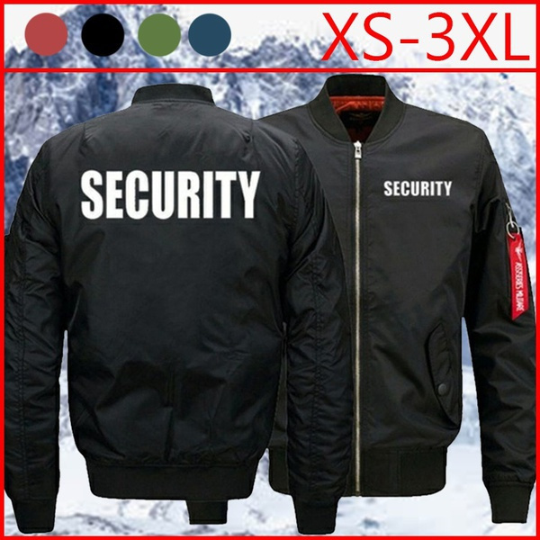 security guard bomber jacket