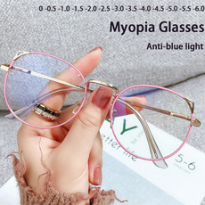 myopia, Metal, popularglasse, Women's Glasses