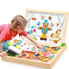 Box, Learning & Education, Toy, woodenanimaldrawingboardpuzzletoy
