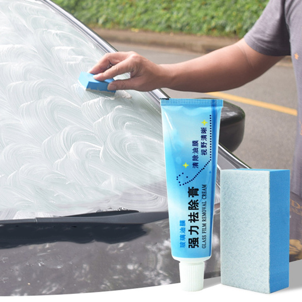 Auto Car Glass Polishing Degreaser Cleaner Oil Film Clean Polish Paste