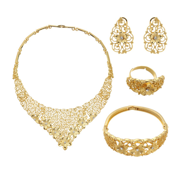 Saudi Arabia Gold Women Necklace, Gold Jewelry Saudi Arabia