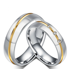 Steel, Fashion, wedding ring, Gifts
