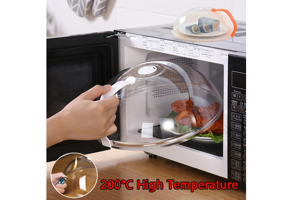 Large Microwave Splatter Cover Lid with Steam Vent Fresh Keeping Kitchen  Stackable Sealing Disk Cover Universal Plate Bowl Cover - AliExpress