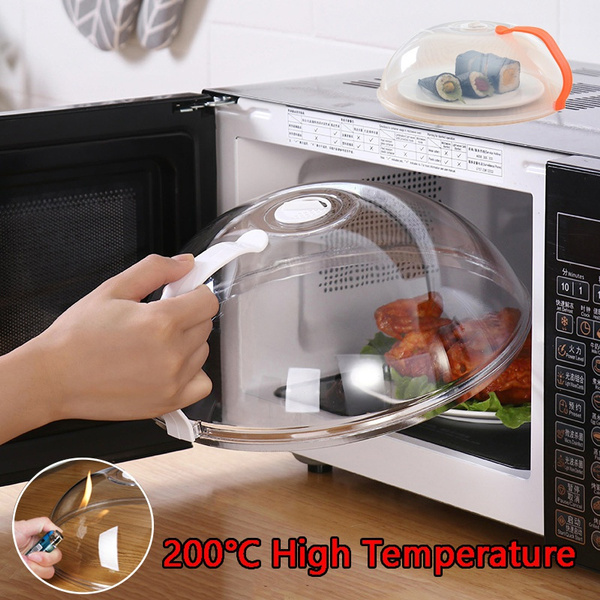 Large Microwave Splatter Cover Lid with Steam Vent Fresh Keeping Kitchen  Stackable Sealing Disk Cover Universal Plate Bowl Cover - AliExpress