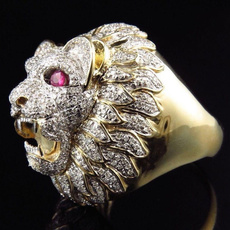 Sterling, Head, DIAMOND, wedding ring