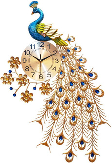 Beautiful, peacock, art, Cristal