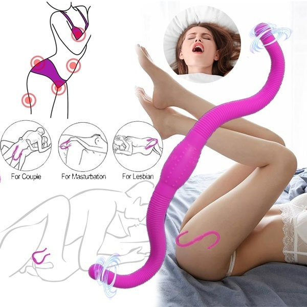 Multifunctional double-headed string vibrator G-spot anal butt plug  massager adult sex toy male female couple homosexual lesbian | Wish